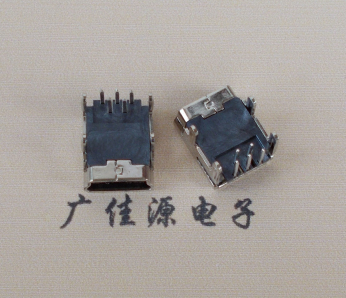 中堂镇Mini usb 5p接口,迷你B型母座,四脚DIP插板,连接器