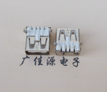 中堂镇USB AF母座 LCP 耐高温250度280度 环保白胶芯