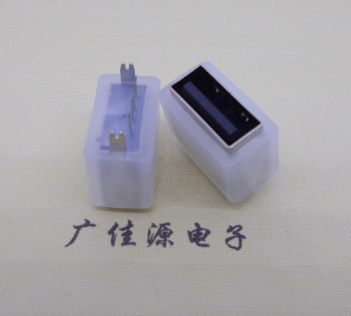 中堂镇USB连接器接口 10.5MM防水立插母座 鱼叉脚