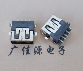 中堂镇 USB母座 贴片沉板3.5/4.9 直口/卷口铜壳/铁壳