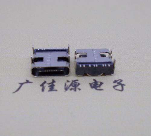 中堂镇Type-C8P母座卧式四脚插板连接器