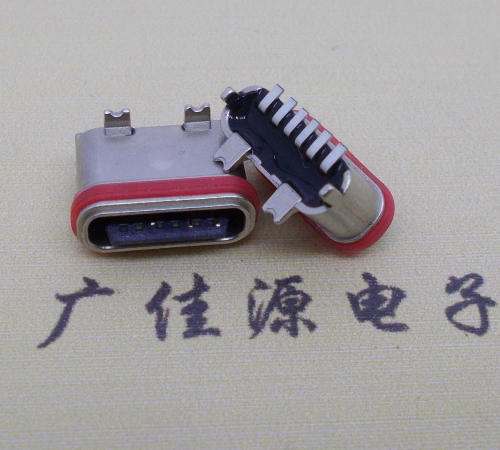 中堂镇立式贴片防水Type-C6P母座连接器