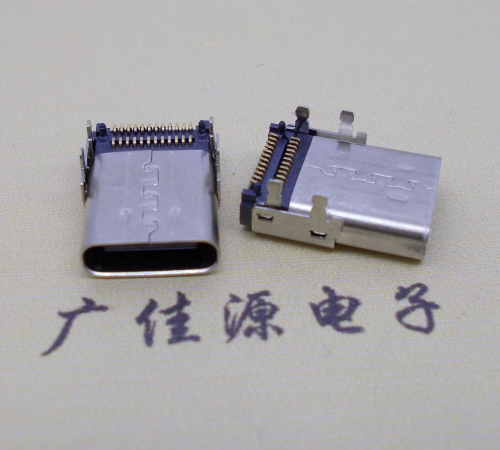 中堂镇板上型Type-C24P母座双排SMT贴片连接器