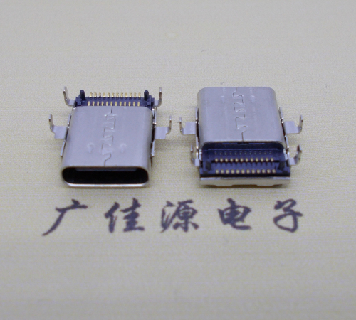 中堂镇沉板usb 3.1 type-c24p母座双排贴板L=12.8mm