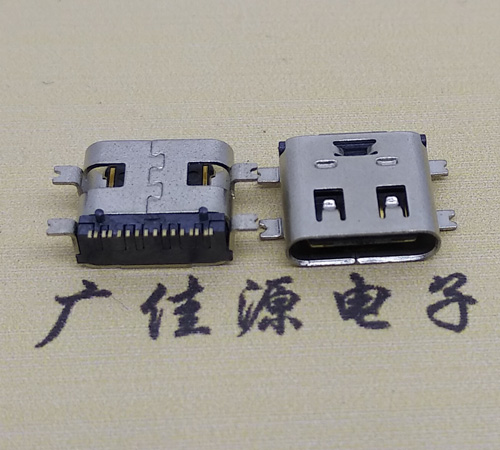 中堂镇type-c16p母座全贴带弹片连接器