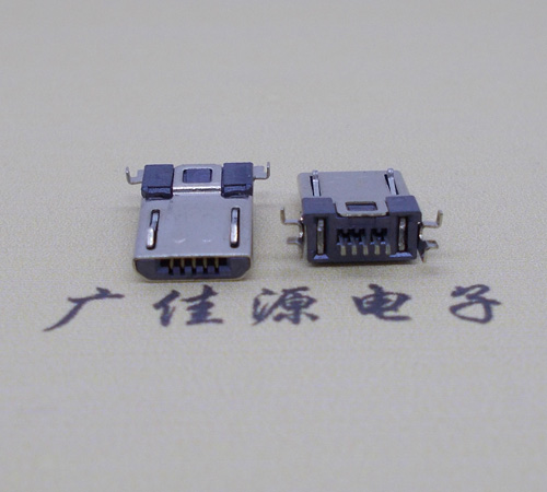 中堂镇Micro usb焊板式公头贴片SMT款无弹超薄