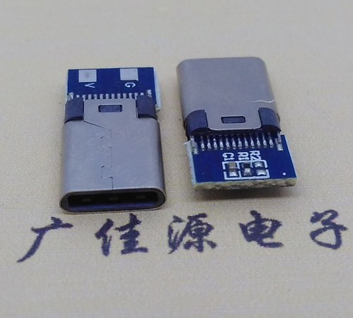 中堂镇铆合type-c公头2p充电带板