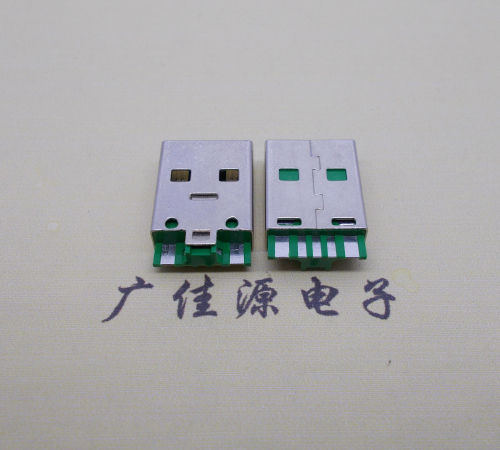 中堂镇usb5a公头.5p焊线带ic.大电流oppo闪充