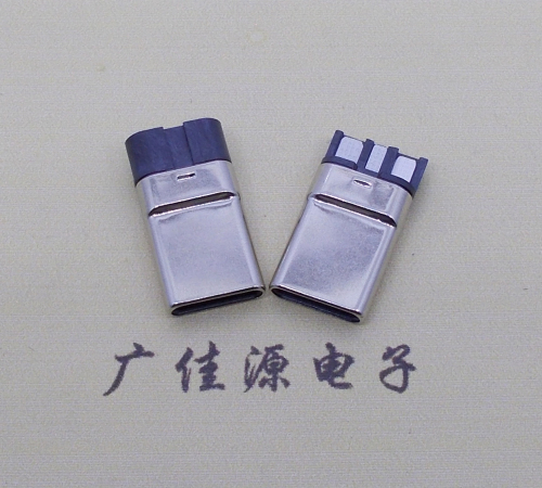 中堂镇焊线式 type c11p拉伸公头连接器总体长15.9mm