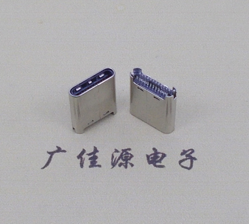 中堂镇TYPE-C公头24P夹0.7mm厚度PCB板 外壳铆压和拉伸两种款式 可高数据传输和快速充电音频等功能