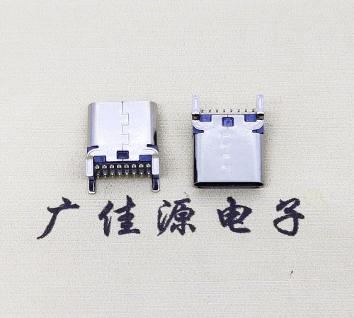 中堂镇USB 3.1TYPE-C16Pin立贴母头座子引脚接线正负级详解